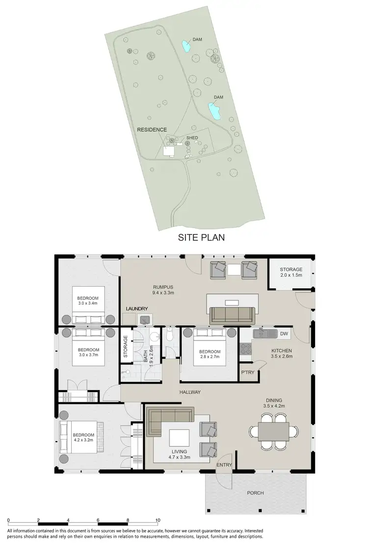 Floorplan of Homely rural property listing, 2489 Stanwell-Waroula Road, Ridgelands QLD 4702
