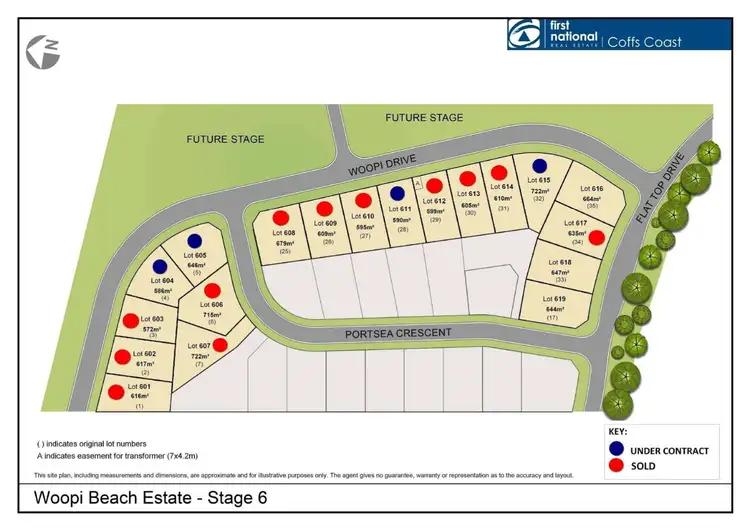 Floorplan of Homely land listing, LOT 601-619 Woopi Drive, Woolgoolga NSW 2456