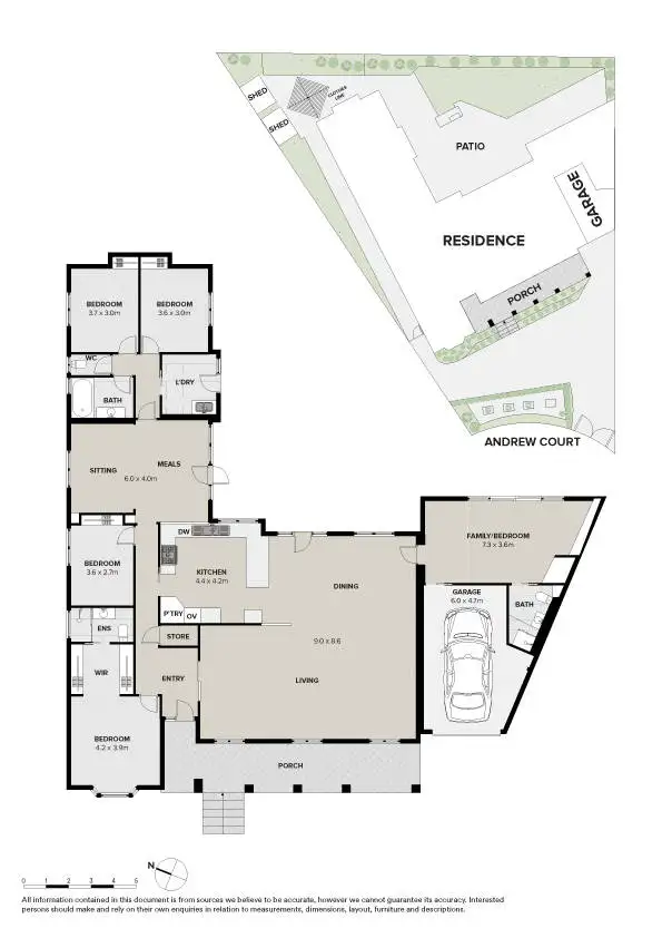 Floorplan of Homely house listing, 4 Andrew Court, Doncaster VIC 3108