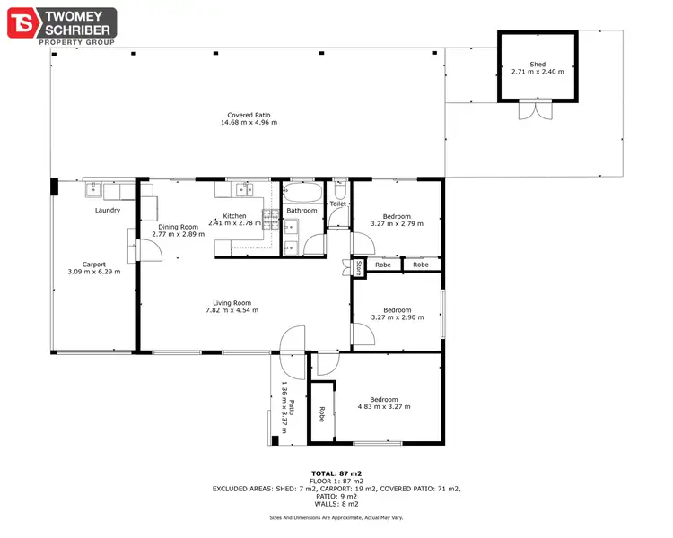 Floorplan of Homely house listing, 2 Roebuck Close, Bentley Park QLD 4869