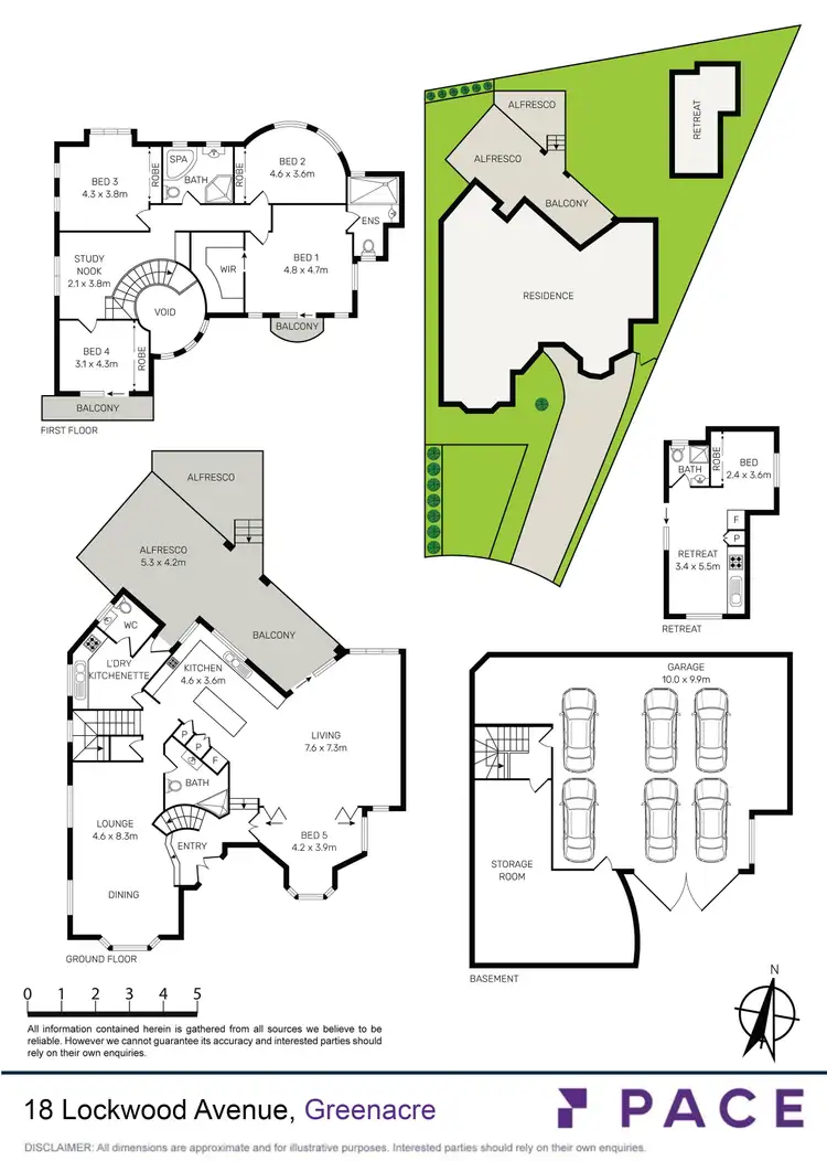 Floorplan of Homely house listing, 18 Lockwood Avenue, Greenacre NSW 2190
