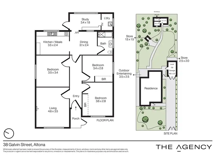 Floorplan of Homely house listing, 38 Galvin Street, Altona VIC 3018