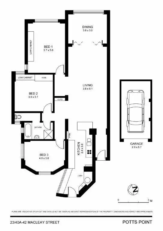 Floorplan of Homely apartment listing, 23/42 Macleay Street, Potts Point NSW 2011