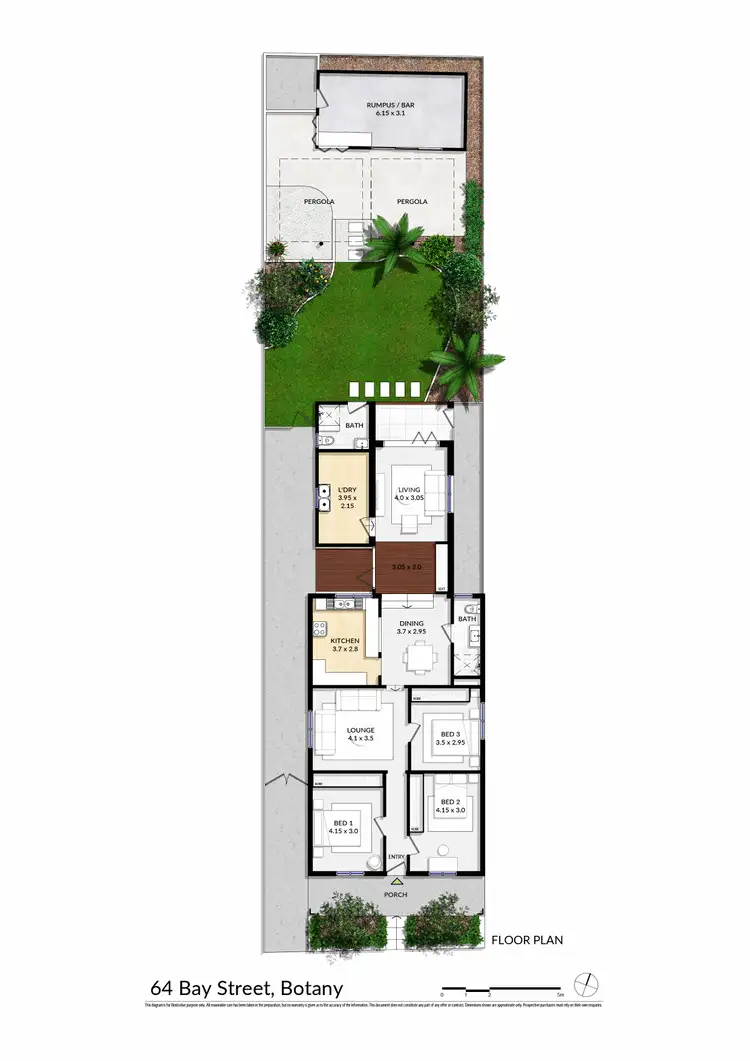 Floorplan of Homely house listing, 64 Bay Street, Botany NSW 2019