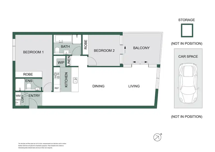 Floorplan of Homely unit listing, 2/285-287 Condamine Street, Manly Vale NSW 2093