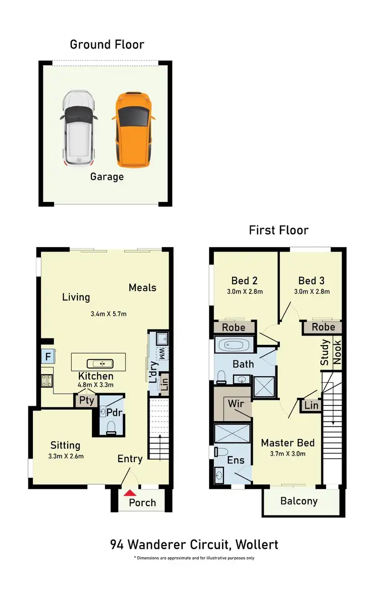 Floorplan of Homely house listing, 94 Wanderer Circuit, Wollert VIC 3750