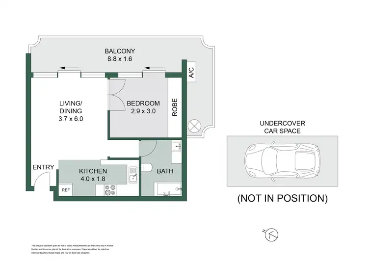 Floorplan of Homely apartment listing, 11/10 Brook Street, Crows Nest NSW 2065