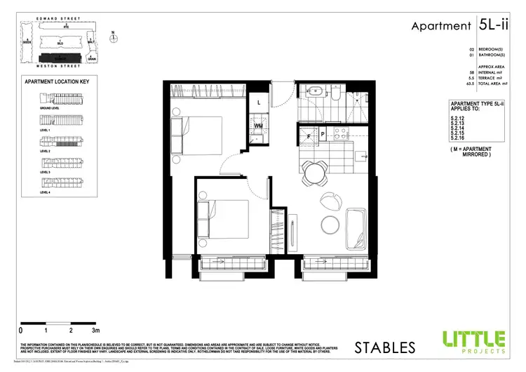 Floorplan of Homely apartment listing, 5212/185 Weston Street, Brunswick East VIC 3057