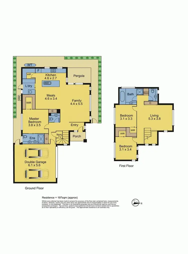 Floorplan of Homely townhouse listing, 2/280 Wantirna Road, Wantirna VIC 3152