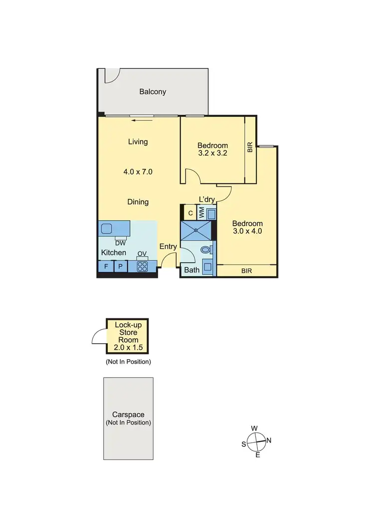 Floorplan of Homely apartment listing, 102/127 Nicholson Street, Brunswick East VIC 3057