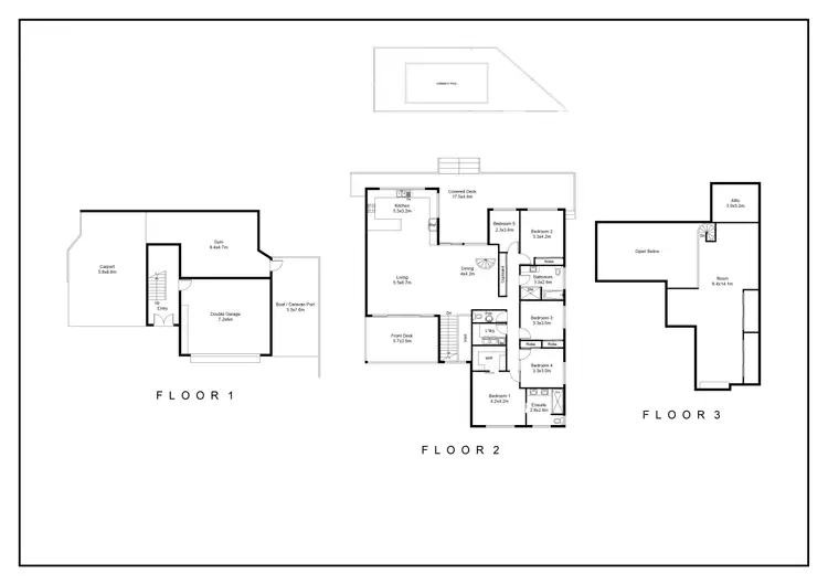 Floorplan of Homely house listing, 27 Flagship Drive, Trinity Beach QLD 4879