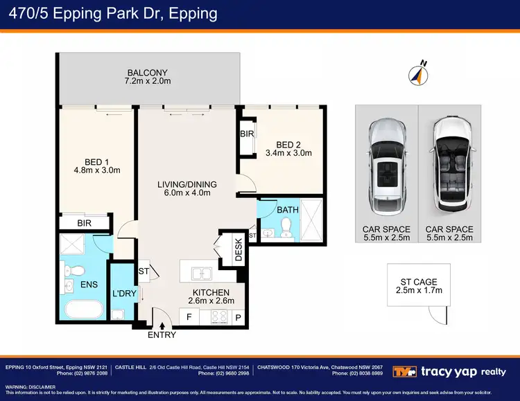Floorplan of Homely apartment listing, 470/5 Epping Park Drive, Epping NSW 2121