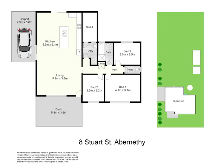 Floorplan of Homely house listing, 8 Stuart Street, Abernethy NSW 2325