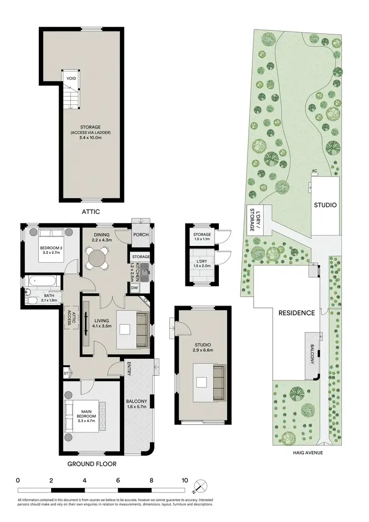 Floorplan of Homely semi-detached listing, 15 Haig Avenue, Denistone East NSW 2112