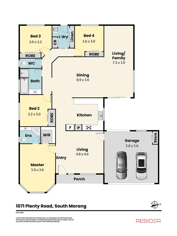 Floorplan of Homely house listing, 1071 Plenty Road, South Morang VIC 3752
