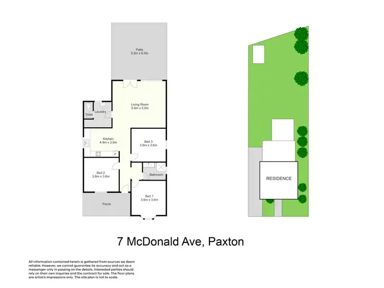 Floorplan of Homely house listing, 7 McDonald Avenue, Paxton NSW 2325