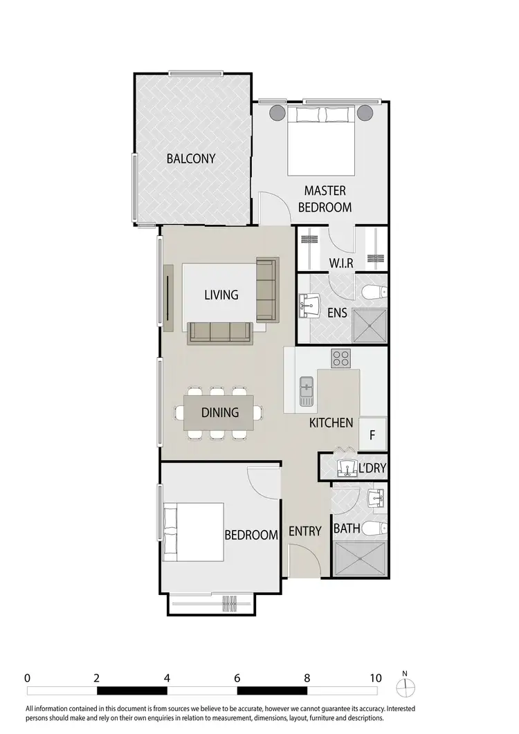 Floorplan of Homely apartment listing, 20/1057 Wynnum Road, Cannon Hill QLD 4170