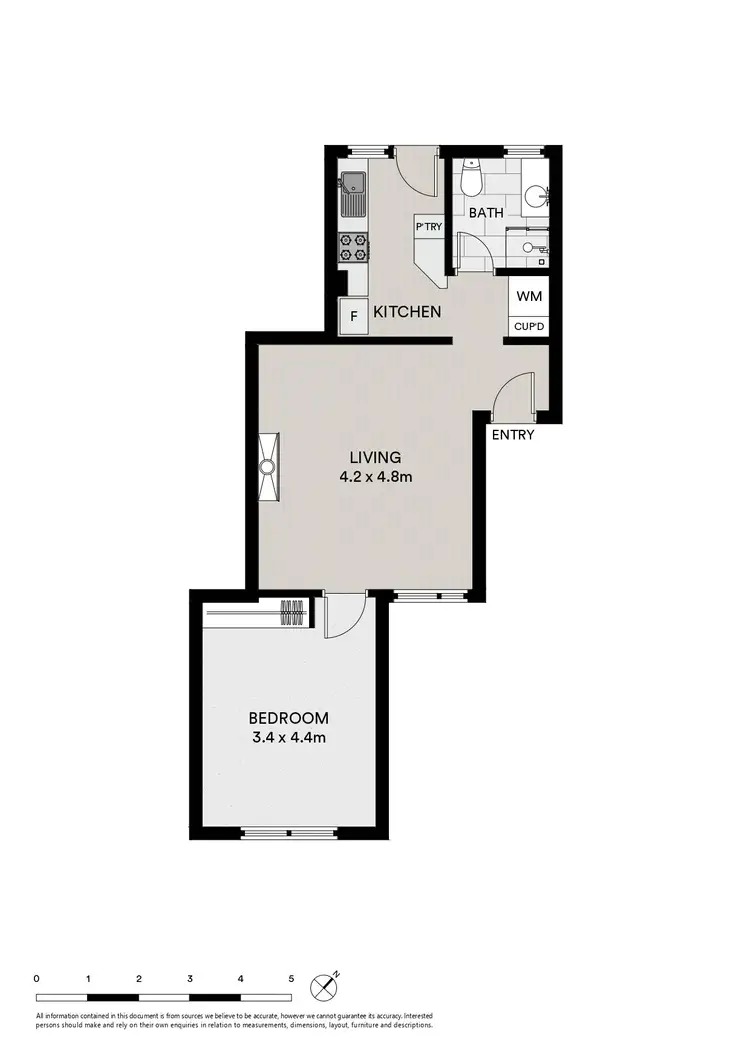 Floorplan of Homely apartment listing, 3/4 Irwell Street, St Kilda VIC 3182