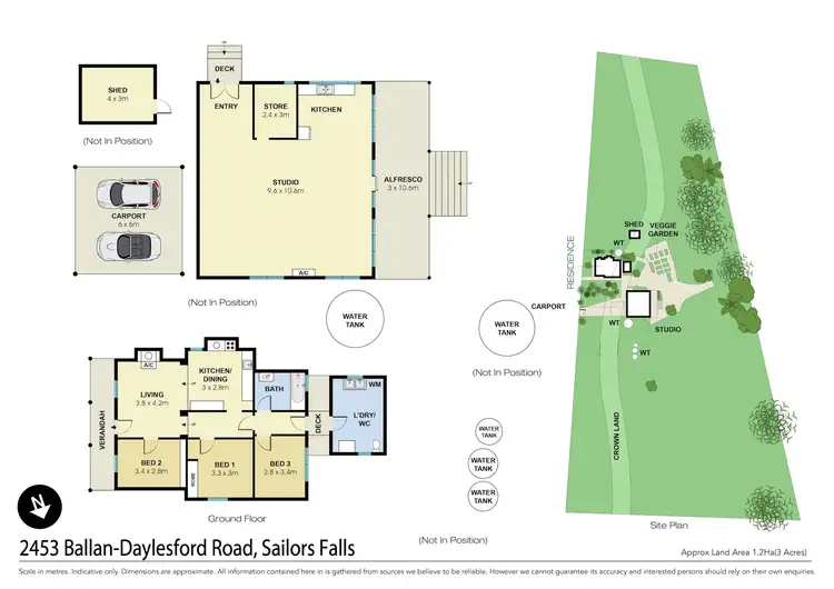 Floorplan of Homely house listing, 2453 Ballan-Daylesford Road, Sailors Falls VIC 3461