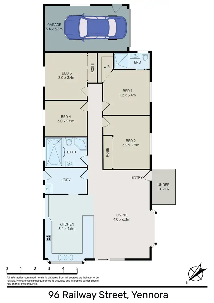 Floorplan of Homely house listing, 96 Railway Street, Yennora NSW 2161