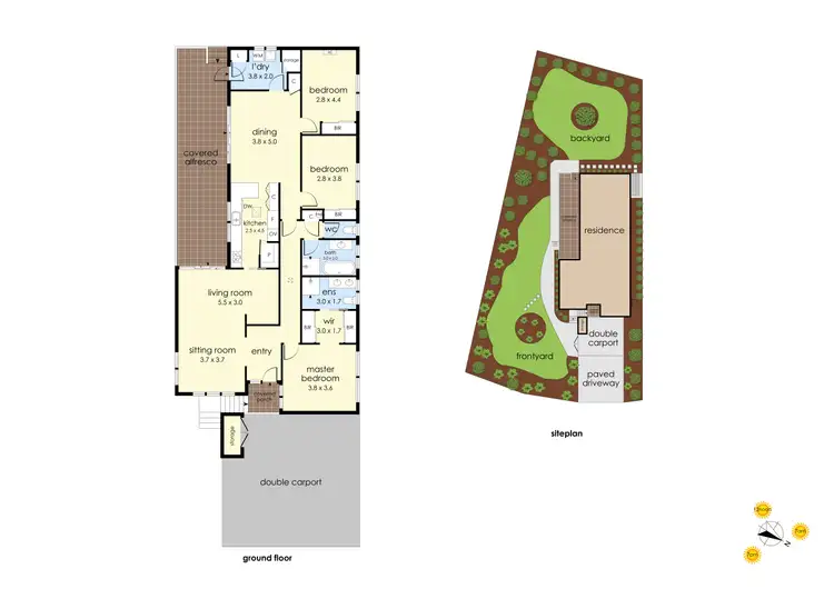 Floorplan of Homely house listing, 12 Ocean Grove, Mount Eliza VIC 3930