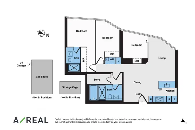 Floorplan of Homely apartment listing, 6207/18 Hoff Boulevard, Southbank VIC 3006