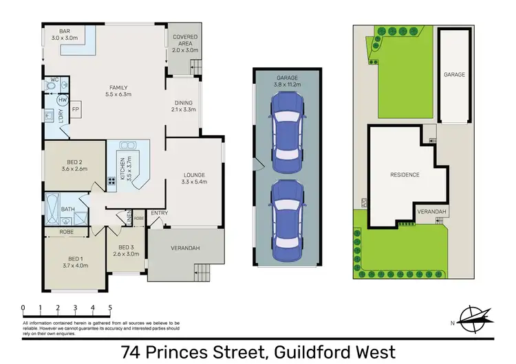 Floorplan of Homely house listing, 74 Princes Street, Guildford NSW 2161