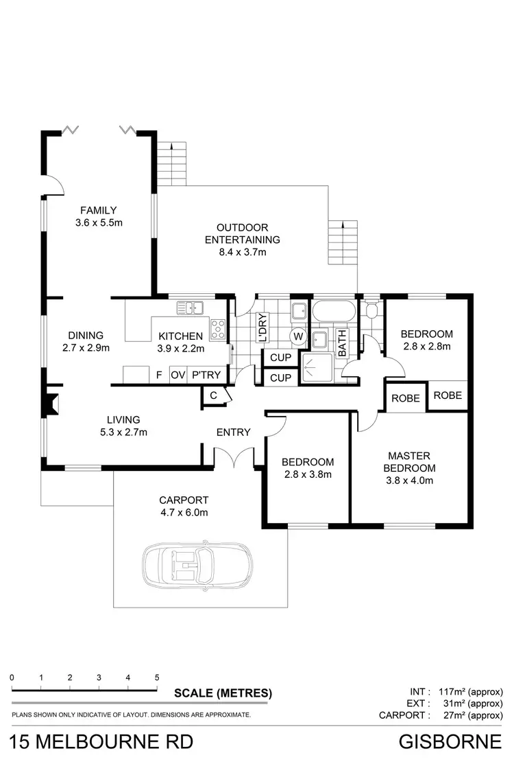 Floorplan of Homely house listing, 15 Melbourne Road, Gisborne VIC 3437