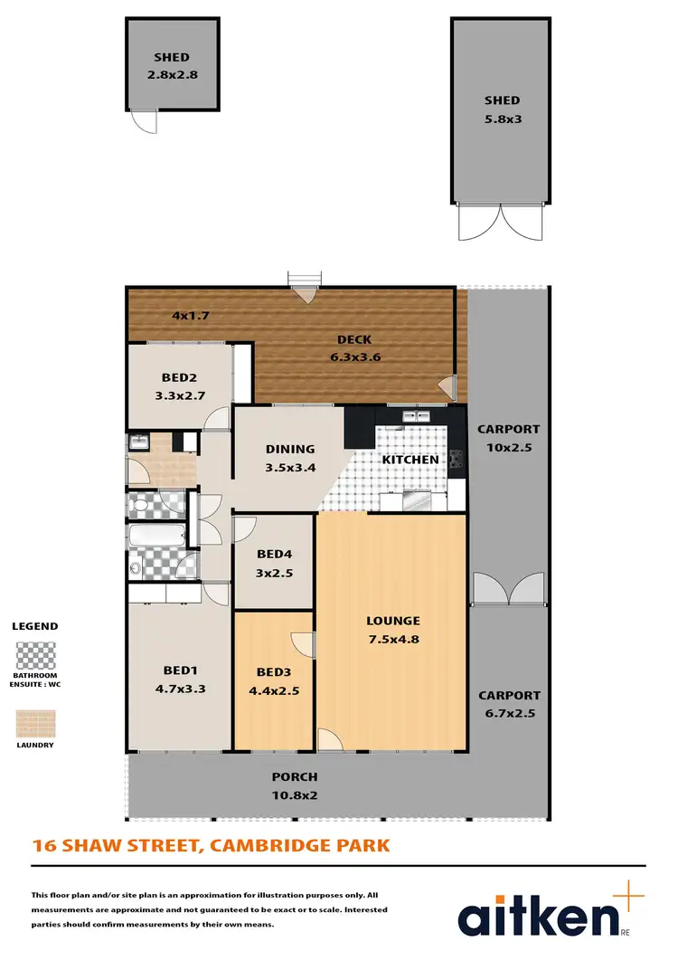 Floorplan of Homely house listing, 16 Shaw Street, Cambridge Park NSW 2747