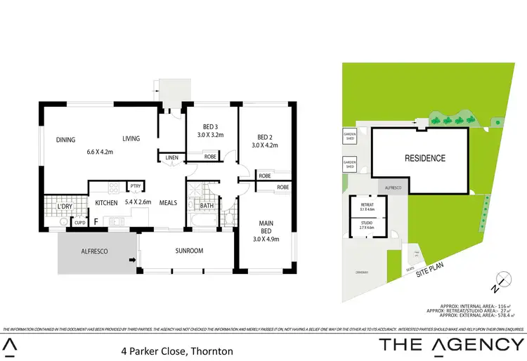 Floorplan of Homely house listing, 4 Parker Close, Thornton NSW 2322