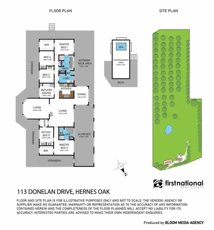 Floorplan of Homely house listing, 113 Donelan Drive, Hernes Oak VIC 3825