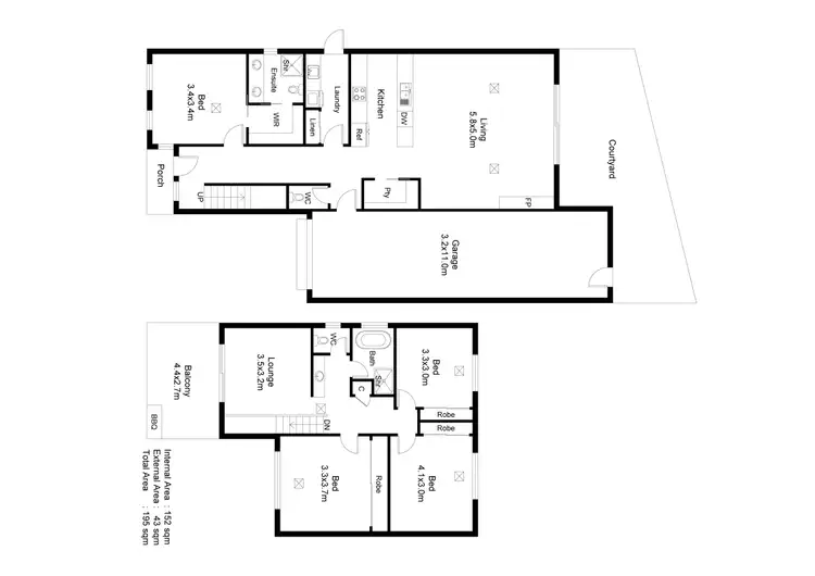 Floorplan of Homely house listing, 107A Military Road, Tennyson SA 5022