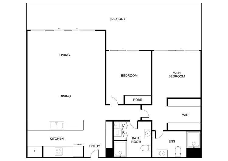 Floorplan of Homely apartment listing, 24/44 Macquarie Street, Barton ACT 2600