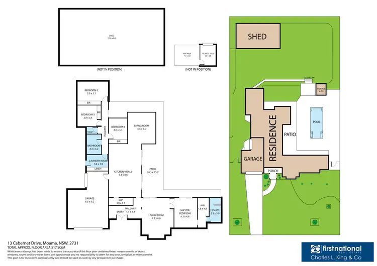 Floorplan of Homely house listing, 13 Cabernet Drive, Moama NSW 2731