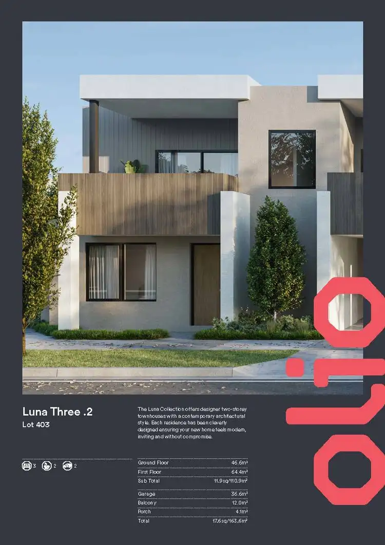 Floorplan of Homely townhouse listing, Lot 403 Lustre Street, Officer VIC 3809