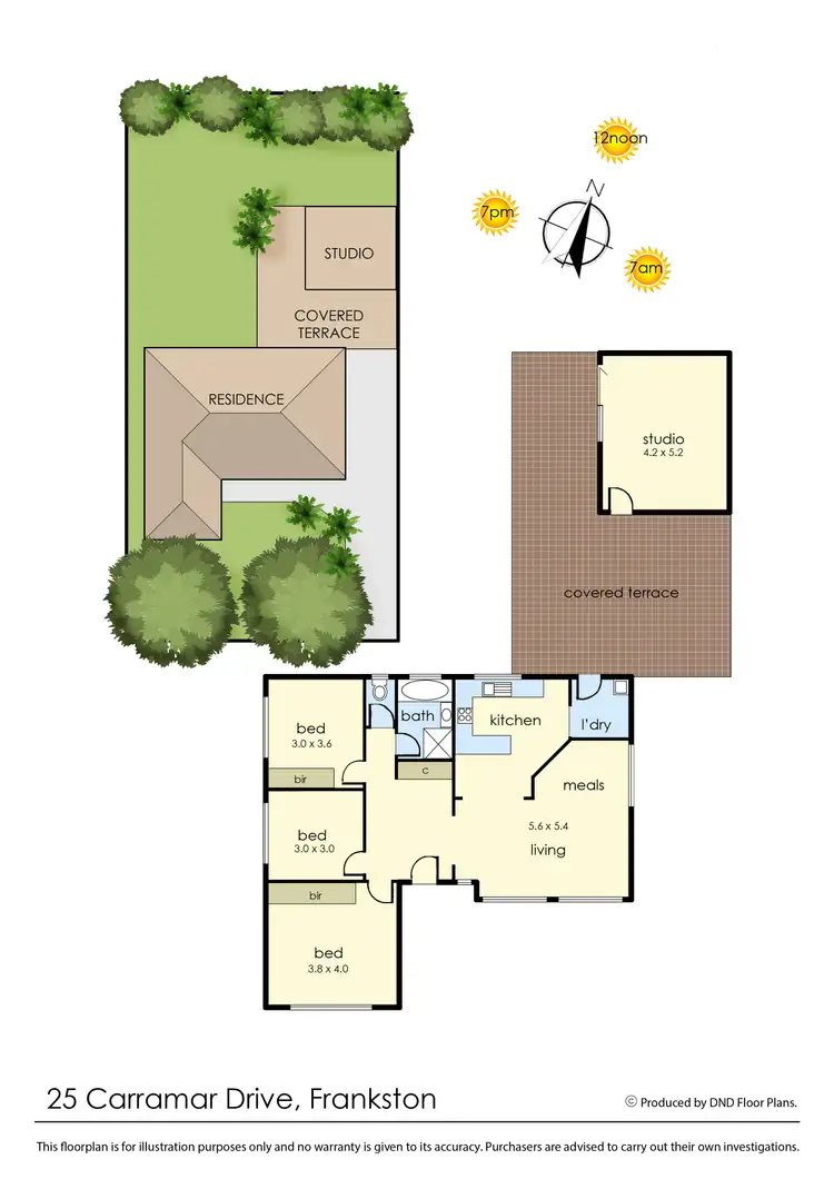 Floorplan of Homely house listing, 25 Carramar Drive, Frankston VIC 3199