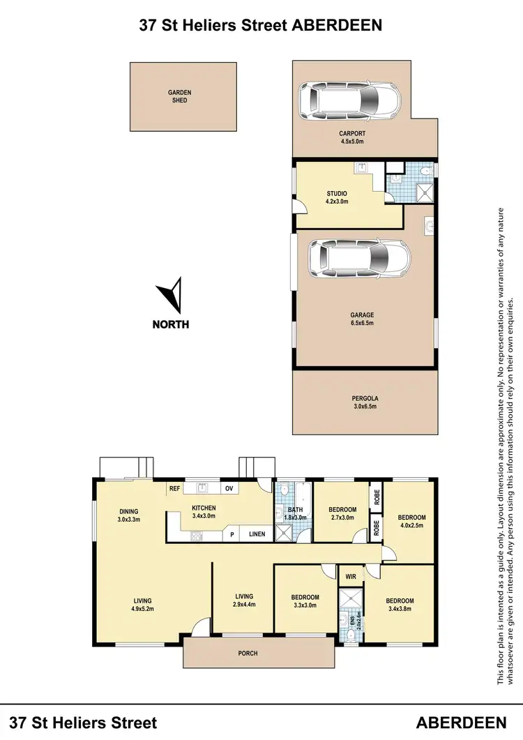Floorplan of Homely house listing, 37 St Heliers Street, Aberdeen NSW 2336