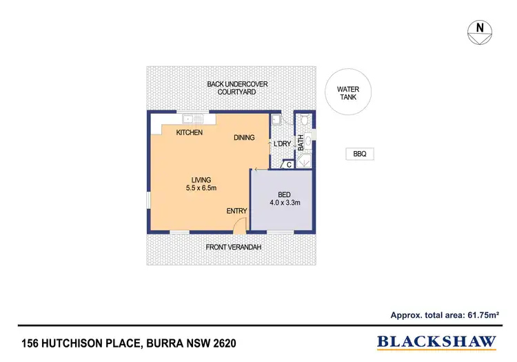 Floorplan of Homely house listing, 156 Hutchinson Place, Burra NSW 2653