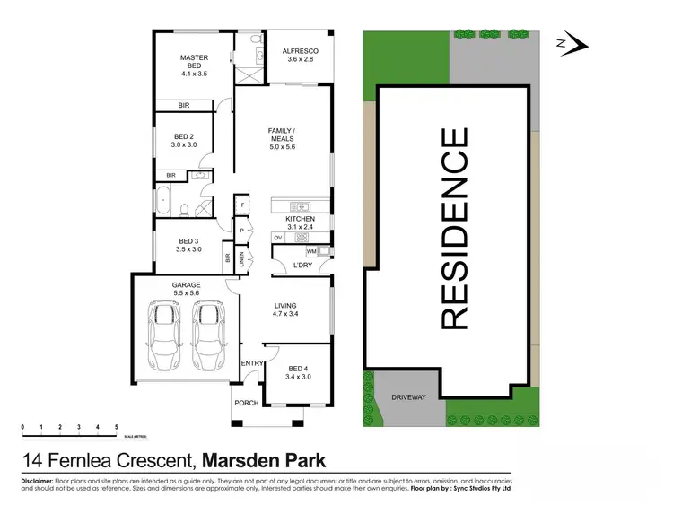 Floorplan of Homely house listing, 14 Fernlea Crescent, Marsden Park NSW 2765