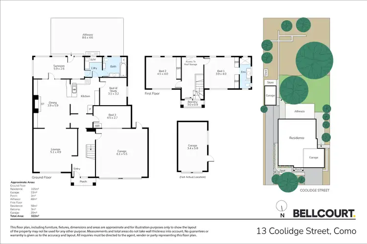 Floorplan of Homely house listing, 13 Coolidge Street, Como WA 6152