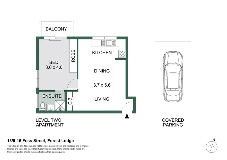 Floorplan of Homely apartment listing, 13/9-15 Foss Street, Forest Lodge NSW 2037