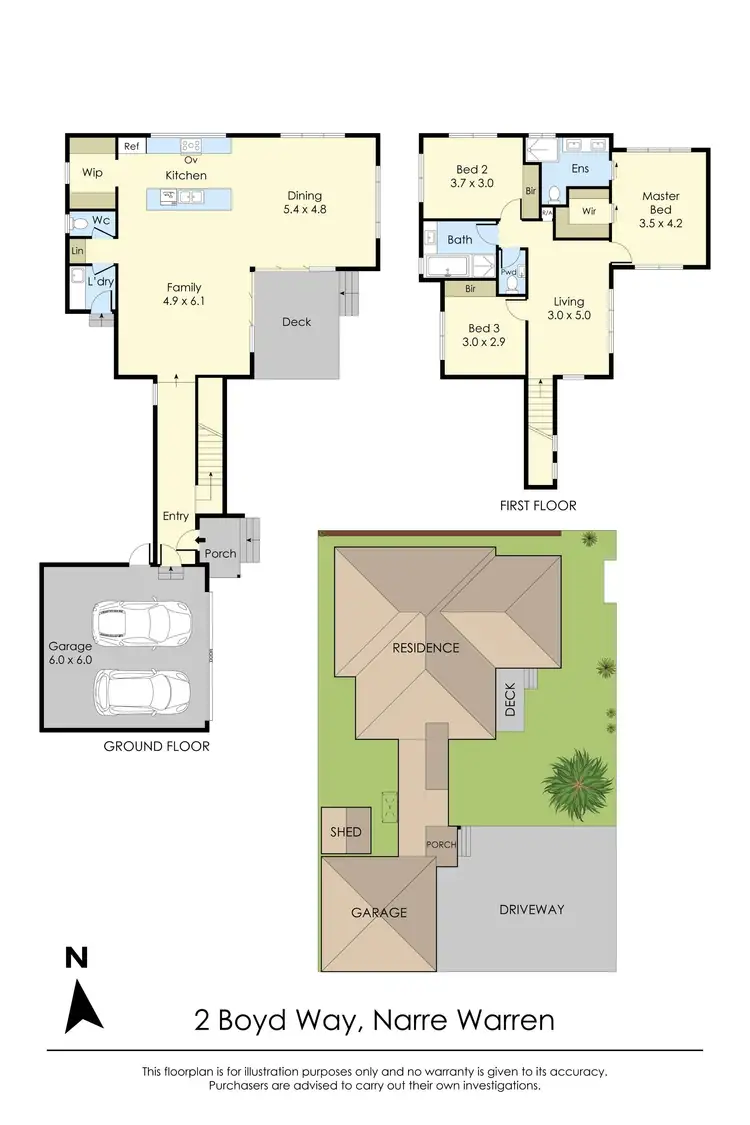 Floorplan of Homely house listing, 2 Boyd Way, Narre Warren VIC 3805