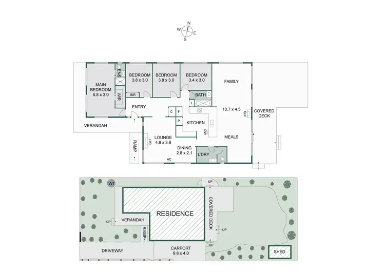 Floorplan of Homely house listing, 54 Mundy Street, Mentone VIC 3194