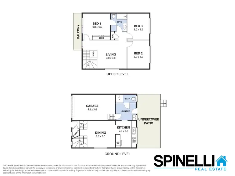 Floorplan of Homely townhouse listing, 8/68 Jane Avenue, Warrawong NSW 2502