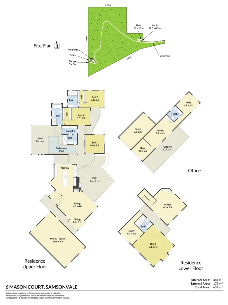 Floorplan of Homely house listing, 6 Mason Court, Samsonvale QLD 4520