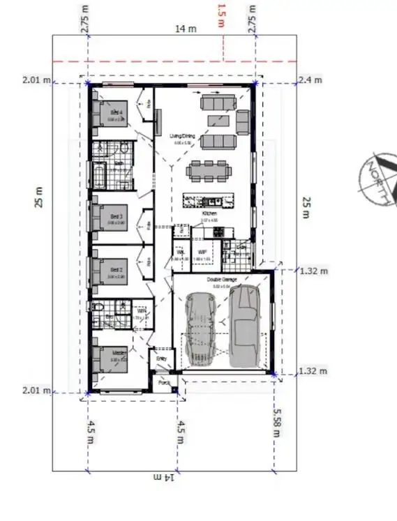 Floorplan of Homely house listing, Address available on request