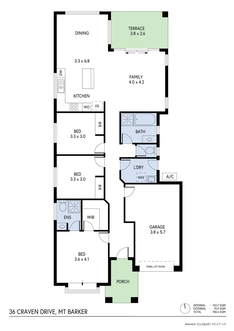 Floorplan of Homely house listing, 36 Craven Drive, Mount Barker SA 5251