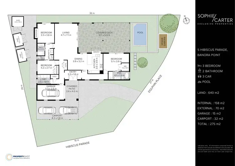 Floorplan of Homely house listing, 5 Hibiscus Parade, Banora Point NSW 2486