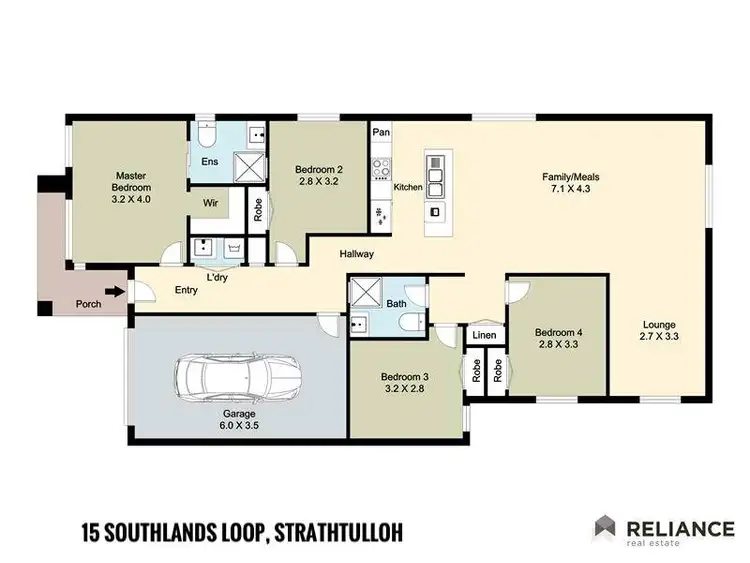 Floorplan of Homely house listing, 15 Southlands Loop, Strathtulloh VIC 3338