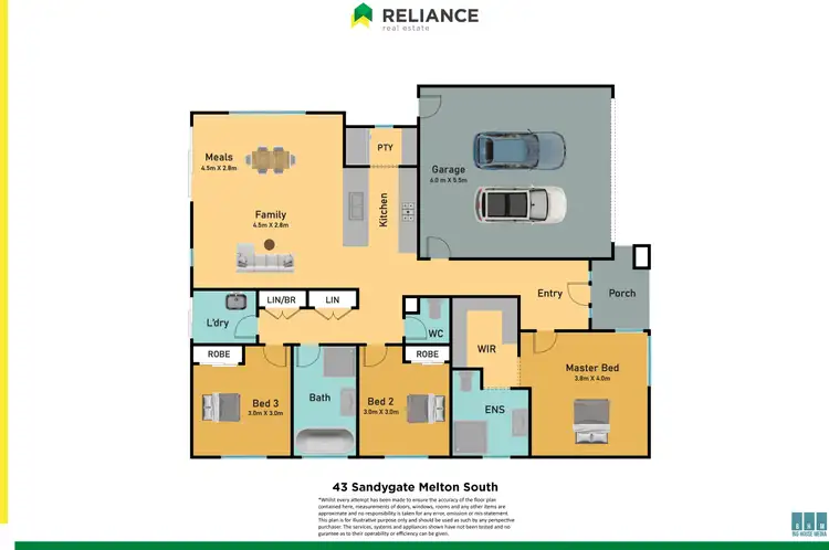 Floorplan of Homely house listing, 43 Sandygate Circuit, Strathtulloh VIC 3338